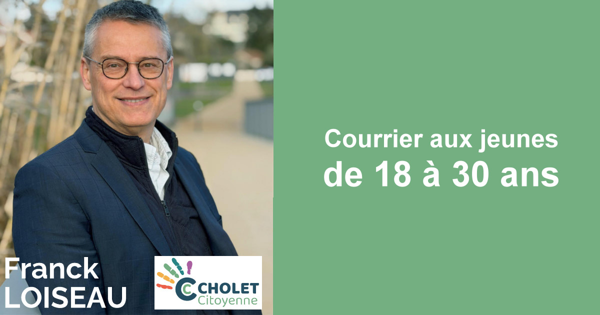 Franck Loiseau, tête de liste Cholet Citoyenne